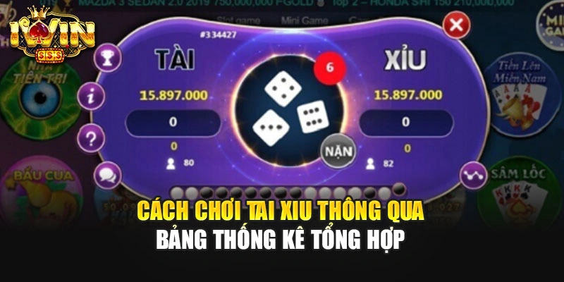 Cách chơi tai xiu thông qua bảng thống kê tổng hợp